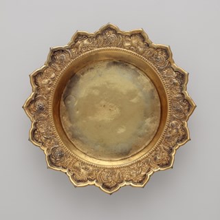 Silver-Gilt Tray in Siamese Style 